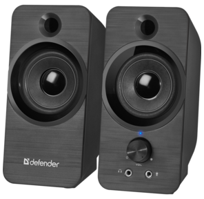 Акустическая система 2.0 SPK-190 BLACK 65190 DEFENDER