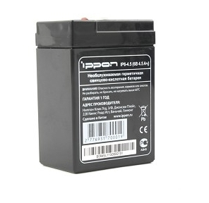Ippon Батарея IP6-4.5 6V / 4, 5AH {769317}