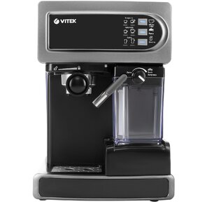Кофеварка рожковая Vitek VT-1517 SR 1238Вт серый