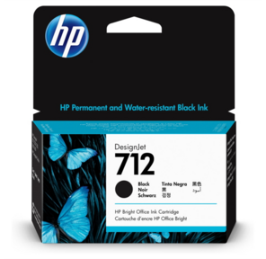 Картридж струйный HP 712 3ED70A черный  (38мл) для HP DJ Т230 / 630