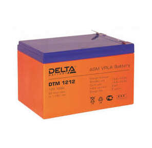 Батарея Delta DTM 1212 Battary replacement 12v,  12Ah,  151мм / 98мм / 101мм
