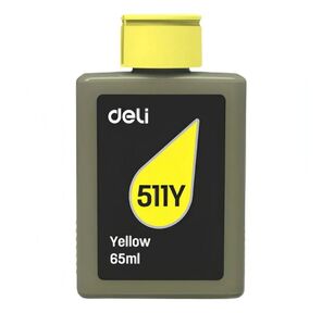 Чернила водорастворимые Deli 511Y-EA1 желтый 65 мл