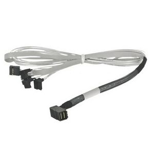Кабель DiliVing DL36-3395,    Internal SFF8643-to-4*SATA+SB  ( HDmSAS  (угловой) -to- 4*SATA (угловой)+SideBand) 100cm  (аналог 2279900-R)