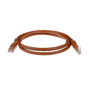Патч-корд ACD-LPU6Z-20N [ACD-LPU6Z-20N] Cat6 UTP 26AWG 4Pair,  CU,  LSZH,  Коричневый,  2м
