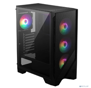 Корпус MSI MAG FORGE 120A Mid-Tower,  ATX,  2xUSB 3.2,  Audio I / O,  6x120mm autoRGB Fan PWM RGB PWM Control Board,  Tempered Glass Window