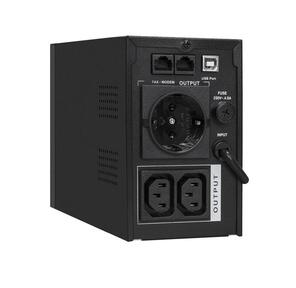 Exegate EX292788RUS ИБП ExeGate SpecialPro Smart LLB-1000.LCD.AVR.1SH.2C13.RJ.USB <1000VA / 550W,  LCD,  AVR,  1*Schuko+2*C13,  RJ45 / 11, USB,  металлический корпус,  Black>