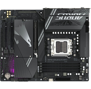 Материнская плата Gigabyte X870M A ELITE WF7 SocketAM5 AMD X870 4xDDR5 mATX AC`97 8ch (7.1) 2.5Gg RAID+HDMI