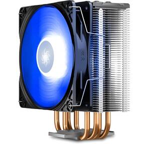 Кулер CPU DEEPCOOL GAMMAXX GTE V2  (универсальный,  180W,  27.8dB,  500-1650 rpm,  120мм,  4pin,  медь+ алюминий,  подсветка) RTL