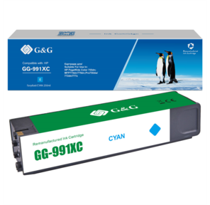 Cartridge G&G 991X for PageWide Managed,  cyan  (16 000)