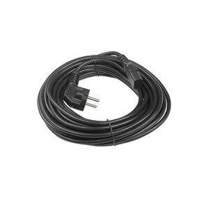 Hyperline PWC-IEC13-SHM-10-BK Кабель питания компьютера  (Schuko+C13)  (3x1.00),  10A,  угловая вилка,  10м