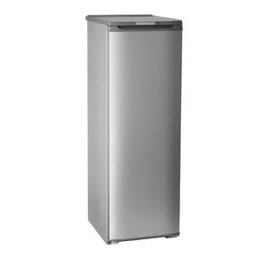 Узкий однокамерный холодильник с морозильным отделением B-M107 Бирюса Металлик 220 / 193 / 27л