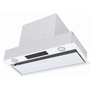 MAUNFELD FANTASY LIGHT 60 White ширина 600 мм,  полно встраиваемая,  сенсорное управление,  3 скорости,  800 м3 / ч,  40 дБ,  светодиодное LED освещение,  опция: угольный фильтр CF190C,  белый цвет