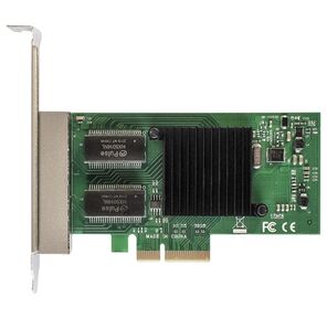 Exegate EX292508RUS Сетевой адаптер ExeGate EXE-I350-T4V2  (PCI-E x4 v2.1,  порты 4xRJ45  (медные),  10 / 100 / 1000Mbps,  Gigabit NIC Intel Chipset NHI350AM4)