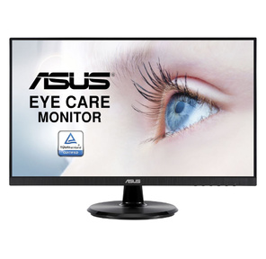 ASUS VA24DQ 23.8" IPS LED,  1920x1080,  5ms,  250 cd / m,  178° / 178°,  100M:1,  D-Sub,  HDMI,  DisplayPort,  75Hz,  колонки,  FreeSync,  Eye Care,  GamePlus Tec.,  Tilt,  VESA,  Black