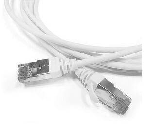 Hyperline PC-LPT-SFTP-RJ45-RJ45-C6-2M-LSZH-WH Патч-корд S / FTP,  экранированный,  категория 6  (100% Fluke Component Tested),  28AWG,  LSZH,  2 м,  белый