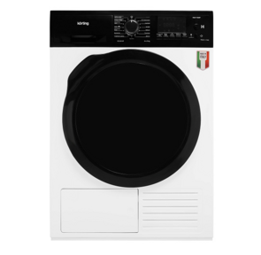 Cушильная машина KORTING KD 69 IHP 85х59.6х63.6 см,  9 кг,  15 программ,  тепловой насос,  А++,  белый цвет