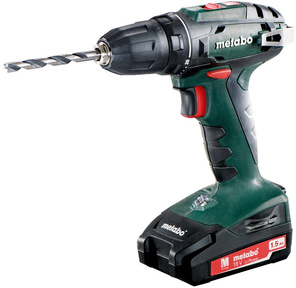 Metabo BS 18  Акк.винт[602207550] { 2х1.5 Ач Li-lon,  патрон 10мм,  кейс }