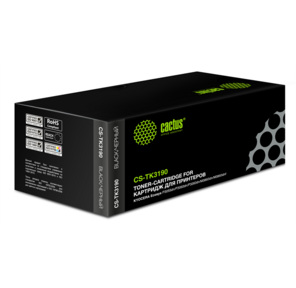 Тонер Картридж Cactus CS-TK3190 черный  (25000стр.) для Kyocera Ecosys P3055dn / P3060dn