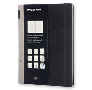 Блокнот Moleskine PROFESSIONAL PROPFNT4HBK XLarge 190х250мм 192стр. твердая обложка черный