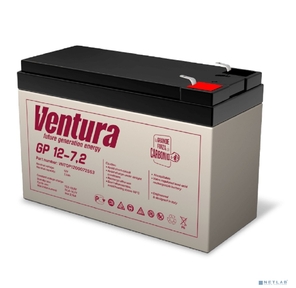 Ventura Аккумуляторная батарея GP 12-7, 2 12V / 7, 2Ah {клемма S48  (F1) / S63  (F2),  ДхШхВ 151х65х100мм,  масса 2, 1 кг,  срок службы 6-9 лет}