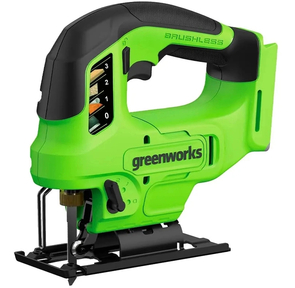 Лобзик аккумуляторный GreenWorks GD24JS90,  24V,  бесщеточный без АКБ и ЗУ  (3601707)