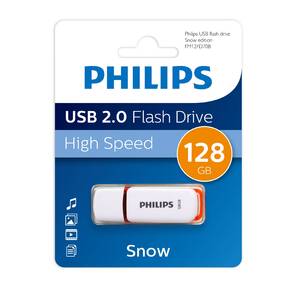 Флеш накопитель 128GB PHILIPS SNOW2.0 128GB,  USB 2.0