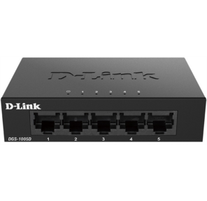 Коммутатор D-Link Unmanaged Switch 5x1000Base-T,  metal case