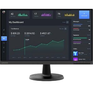Монитор Lenovo 23.8" ThinkVision C24-40 черный VA 4ms 16:9 HDMI матовая 250cd 178гр / 178гр 1920x1080 75Hz FreeSync VGA FHD 3.3кг