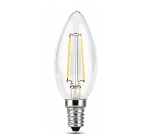 GAUSS 103801209 Светодиодная лампа LED Filament Свеча E14 9W 710lm 4100К 1 / 10 / 50