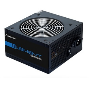 Chieftec Element ELP-400S-Bulk  (ATX 2.3,  400W,  85 PLUS,  Active PFC,  120mm fan,  power cord) OEM