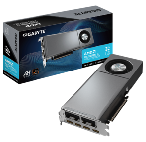 Видеокарта Gigabyte AI PRO R9700 AI TOP 32GB GDDR6 256bit 3xDP HDMI BLOWER RTL