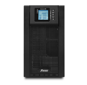POWERMAN Online 3000,  LCD,  dual conversion,  3000VA,  2400W,  3 eurosockets with backup power,  USB,  RS232,  SNMP slot,  protection RJ11  /  RJ45,  battery 12V 9Ah 6 pcs.,  191mm x 469mm x 339mm,  27 kg.