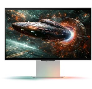 Монитор Samsung 27" Odyssey 3D LS27FG900XIXCI серебристый IPS LED 1ms 16:9 HDMI M / M матовая HAS 350cd 178гр / 178гр 3840x2160 165Hz FreeSync Premium DP 4K 7.5кг