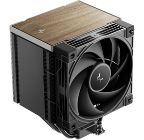 Кулер для процессора DEEPCOOL AK500 G2 LGA1851 / 1700 / 1200 / 115X / AM5 / AM4  (9шт / кор,  TDP 240W,  PWM,  Fan 120mm,  5 тепл. трубок,  Copper Base,  Wood-grain top cover,  черный) RET  (R-AK500G2-BKNNMN-GJD)