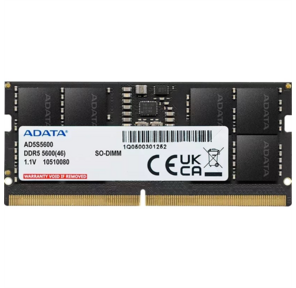 ADATA DDR5,  8GB,  5600MHz,  1*8GB,  46-45-45,  SINGLE TRAY