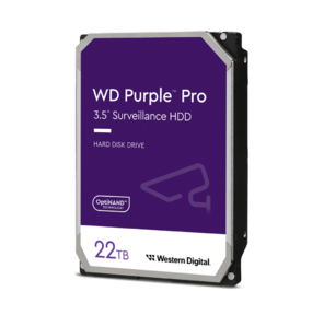 Жесткий диск Western Digital Purple PRO WD221PURP 22TB 3.5" 7200 RPM 512MB SATA-III All Frame AI для систем видеонаблюдения