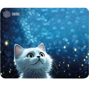 Коврик для мыши Cactus White Cat 300x250x3мм  (CS-MPC-D11M)
