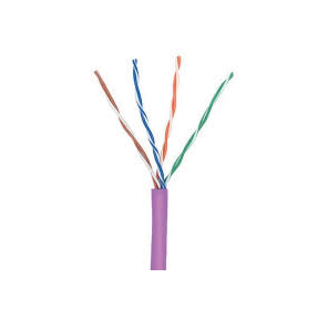 Кабель информационный Lanmaster TWT-5EUTP-NGLS кат.5е U / UTP не экранированный 4X2X24AWG PVC внутренний 305м фиолетовый