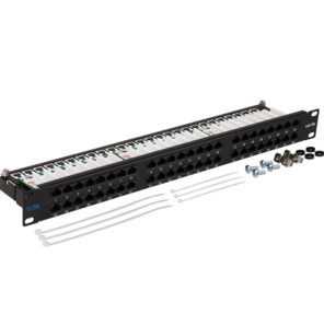 Патч-панель Lanmaster TWT-PP48 / 1U-U5E 19" 1U 48xRJ45 кат.5e UTP