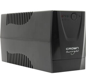Crown CMU-650X  (600VA / 300 Вт; Off-Line; 1хEuro+1хIEC-320 резервным питанием и фильтрацией; 12V / 7AH х 1; пластик)