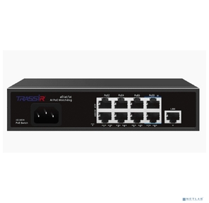 Коммутатор Trassir TR-NS1109-120-8PoE неуправляемый