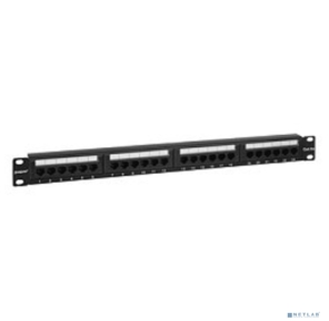 EXEGATE EX256752RUS  Патч-панель UTP 19" 24 port кат.5e Exegate  разъём KRONE&110  (dual IDC),  1U