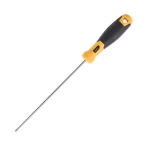 Крестовая отвертка Deli DL633150 PH0x150мм Материал: CR-V. Двухкомпонентная ручка. Хромированная.