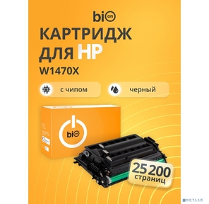 Bion W1470X Картридж для HP LaserJet Enterprise MFP M635fht / M635h / 635z / M612dn / M612x / Flow MFP M636z / M636fh / MFP M634z / M634h / M611x / M611dn / M610dn  (25200 стр.),  Черный