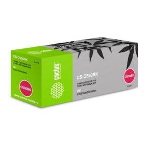 Cactus CS-O530BK Тонер Картридж черный для Oki C530  (5000стр.)