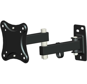 Кронштейн для телевизора Hama Fullmotion черный 10"-27" макс.15кг настенный