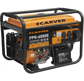 Генератор Carver PPG- 6500Е 9.6кВт