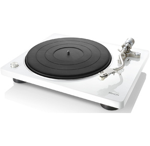 Проигрыватель винила Denon DP-400F частично автоматический белый