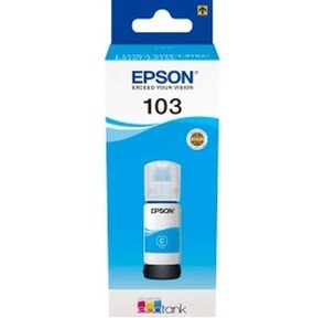 EPSON C13T00S24A Контейнер с голубыми чернилами для L3100 / 3101 / 3110 / 3150 / 3151,  65 мл.