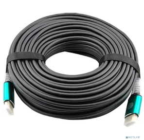 Кабель аудио-видео Cactus CS-HDMI-AOC-2.1-30 HDMI  (m) / HDMI  (m) 30м. позолоч.конт. черный